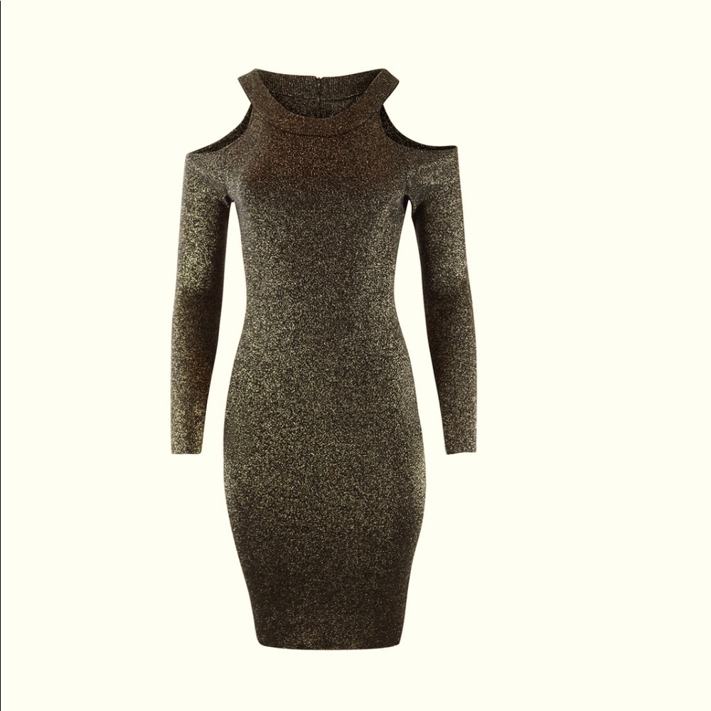 Gorgeous Gold Party Dress by Micheal Kors ✨🥂